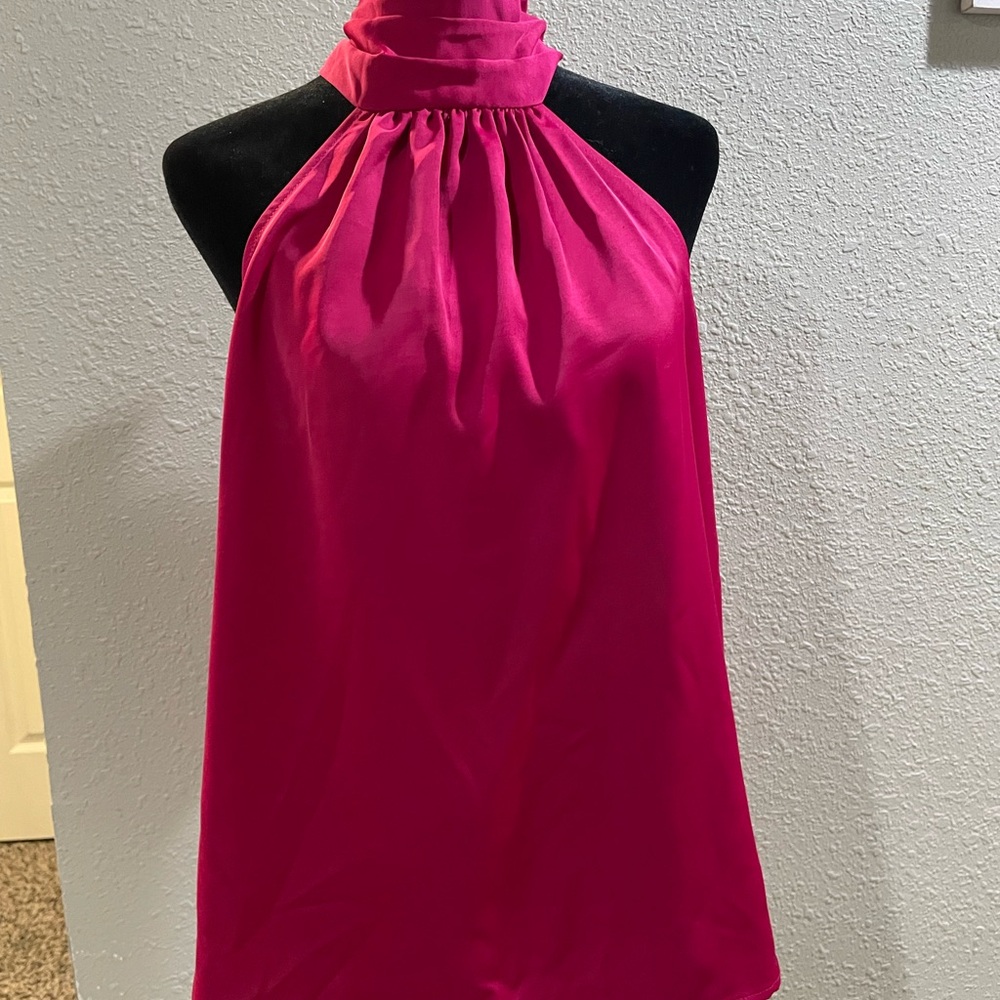 a new day Fuchsia Halter Top